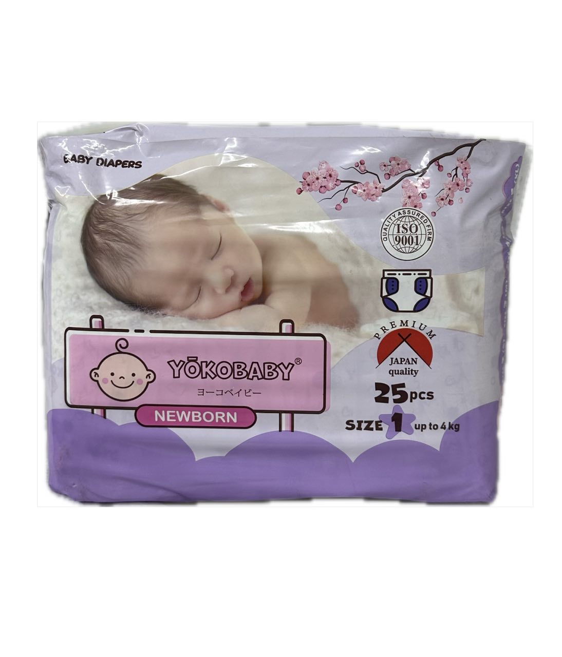 Yokobaby подгузники NB №1, до 4 кг, 25 шт.