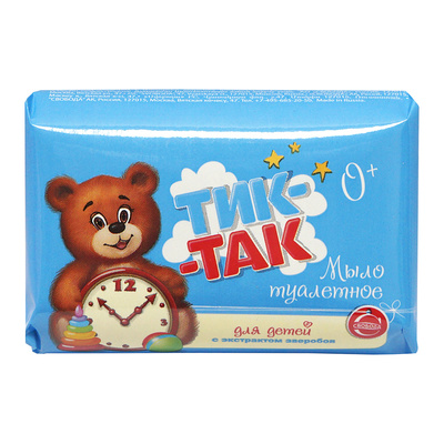 Тик Так мыло для детей с экстрактом зверобоя, 150 гр.